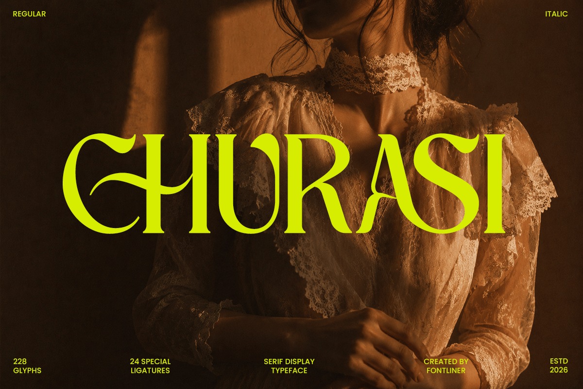 时尚优雅奢华品牌杂志包装婚礼设计衬线英文字体安装包 Ligature Elegant Serif Font – Churasi特色图 时尚优雅奢华品牌杂志包装婚礼设计衬线英文字体安装包 Ligature Elegant Serif Font – Churasi