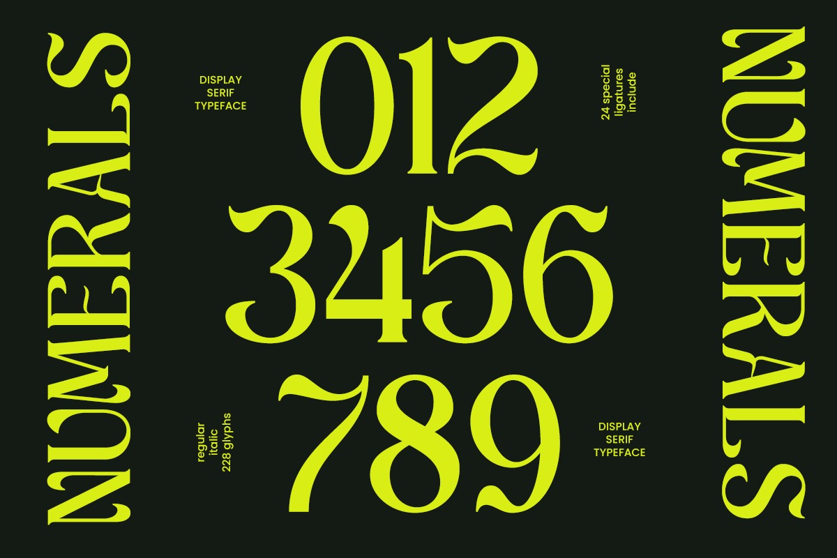 时尚优雅奢华品牌杂志包装婚礼设计衬线英文字体安装包 Ligature Elegant Serif Font – Churasi插图2 时尚优雅奢华品牌杂志包装婚礼设计衬线英文字体安装包 Ligature Elegant Serif Font – Churasi插图2