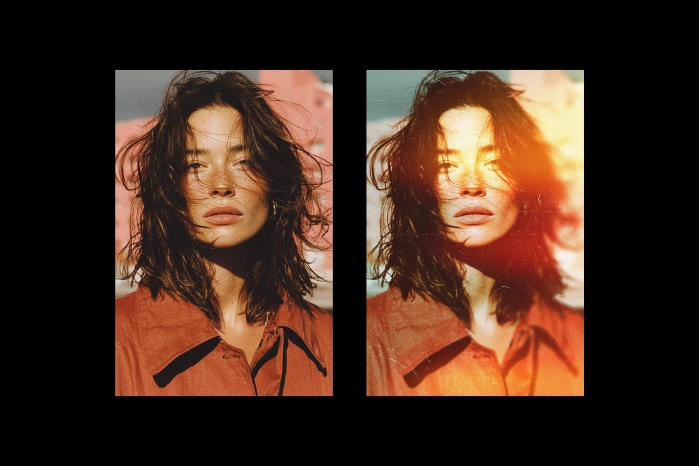 复古颗粒划痕漏光胶片海报照片效果ps特效滤镜样机 Light Leaks Photo Effect插图5 复古颗粒划痕漏光胶片海报照片效果ps特效滤镜样机 Light Leaks Photo Effect插图5