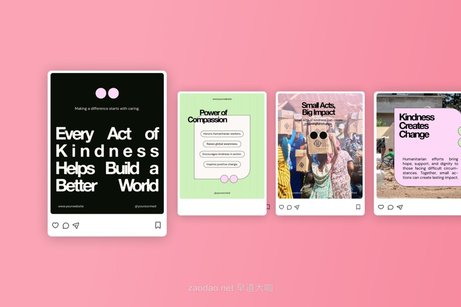 现代ins风品牌营销推广公众号推文电商海报设计ps/ai模板素材 Humanity First – Instagram Post插图3 现代ins风品牌营销推广公众号推文电商海报设计ps/ai模板素材 Humanity First – Instagram Post插图3