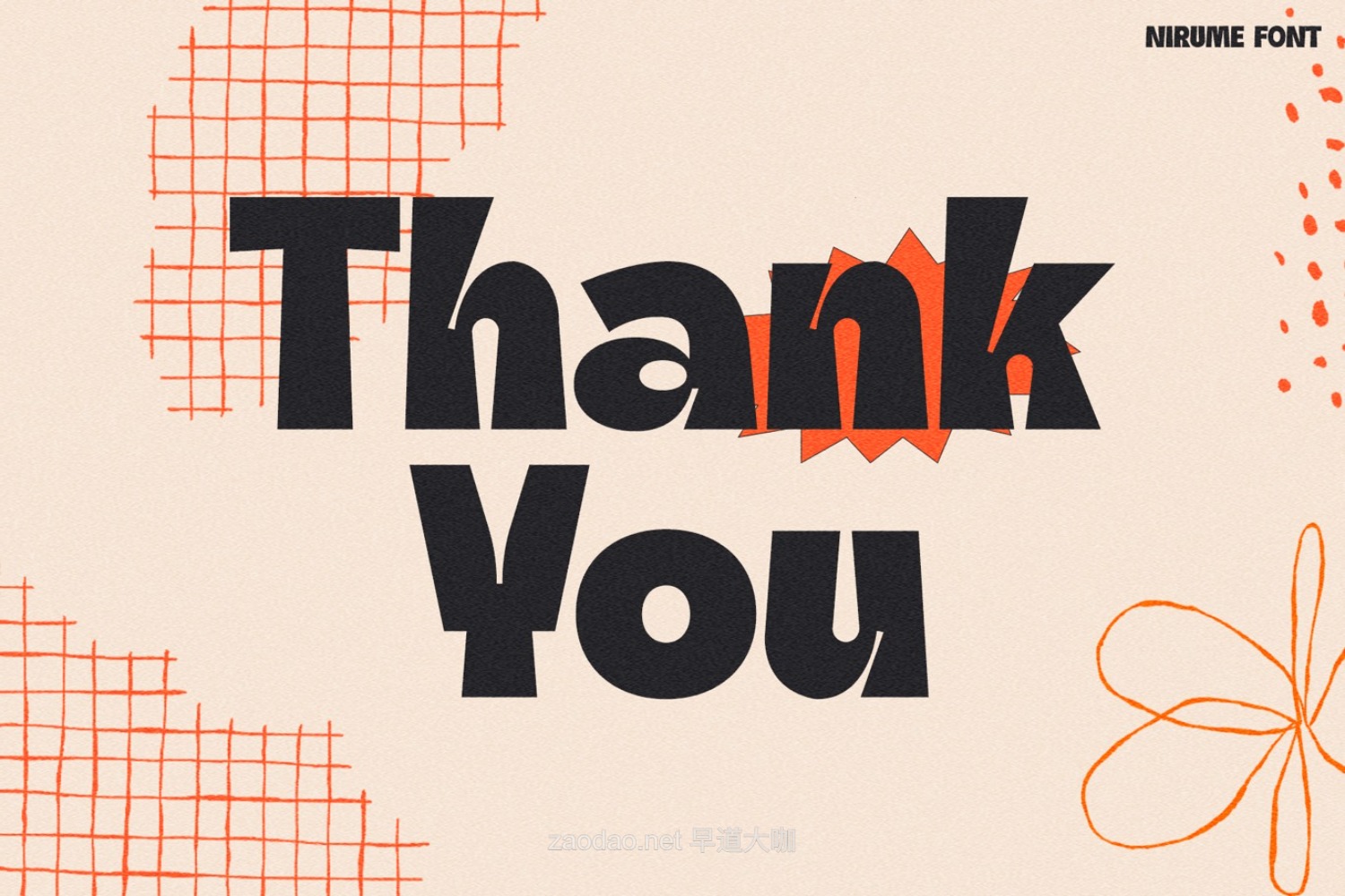 复古俏皮品牌海报包装标题设计装饰英文字体安装包 Bold Display Font – Nirume插图8 复古俏皮品牌海报包装标题设计装饰英文字体安装包 Bold Display Font – Nirume插图8