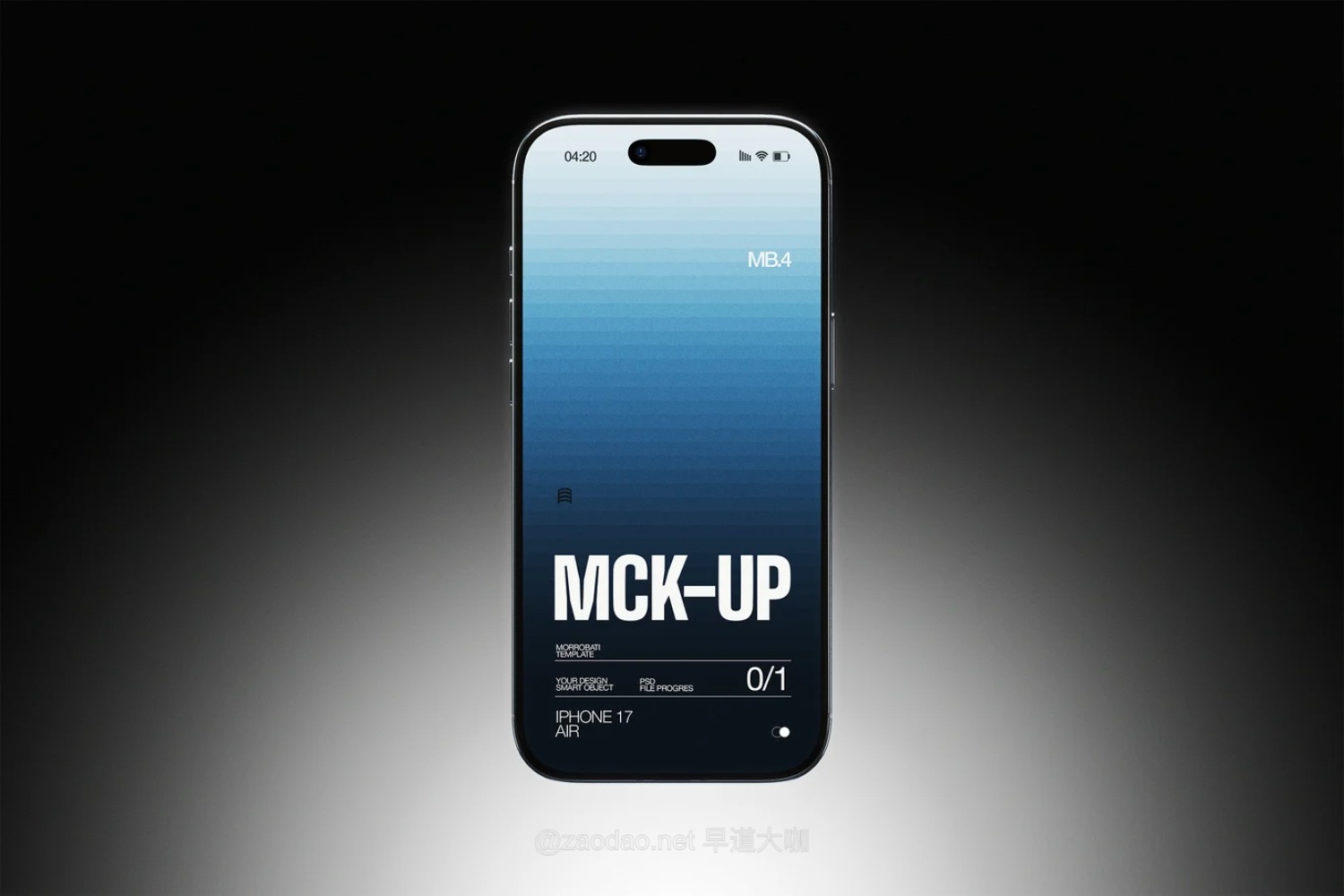 5款苹果iPhone 17 Air手机UI作品集贴图psd样机模板 iPhone Mockup 17 Air插图4 5款苹果iPhone 17 Air手机UI作品集贴图psd样机模板 iPhone Mockup 17 Air插图4