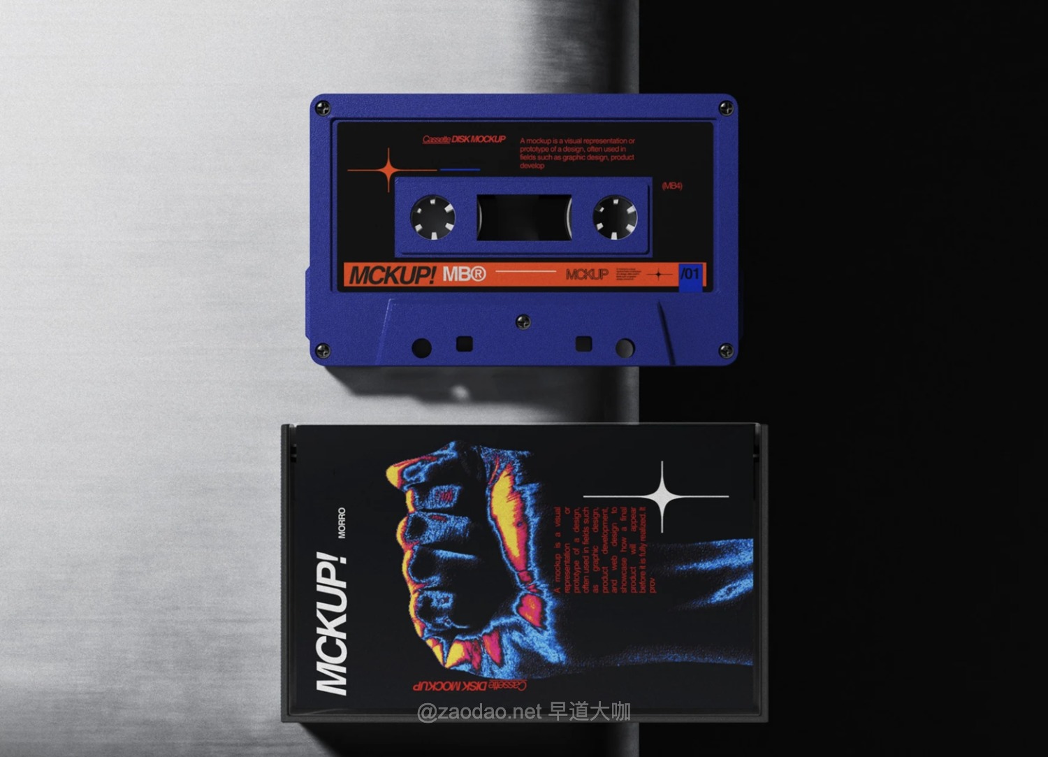 6款音乐专辑封面磁带卡带包装盒设计ps贴图效果Mockup样机模板素材 Cassette Tape Mockup插图6 6款音乐专辑封面磁带卡带包装盒设计ps贴图效果Mockup样机模板素材 Cassette Tape Mockup插图6