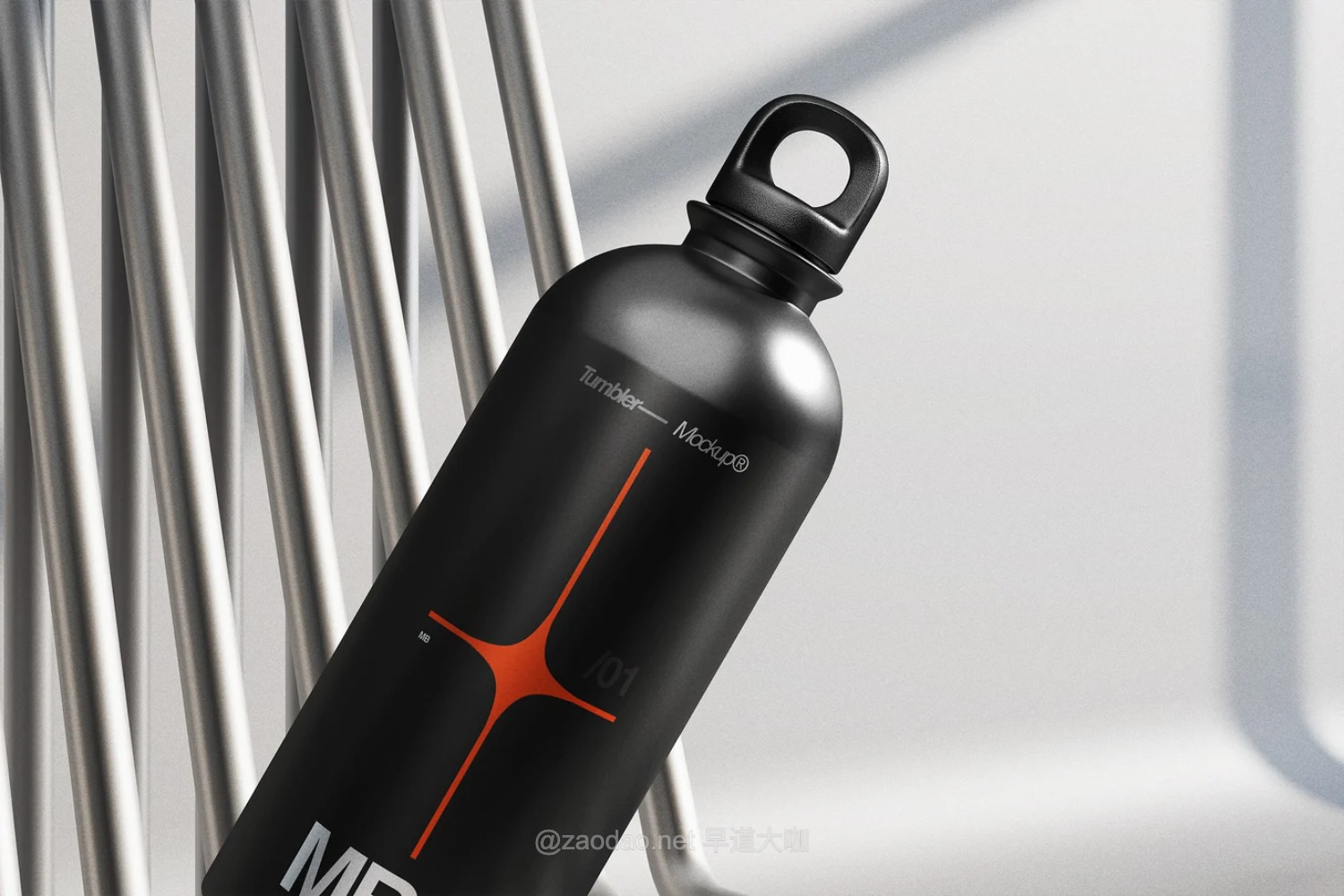 6款工业风便携金属保温水杯水瓶水壶设计展示ps贴图样机模板 Tumbler Mockup插图4 6款工业风便携金属保温水杯水瓶水壶设计展示ps贴图样机模板 Tumbler Mockup插图4