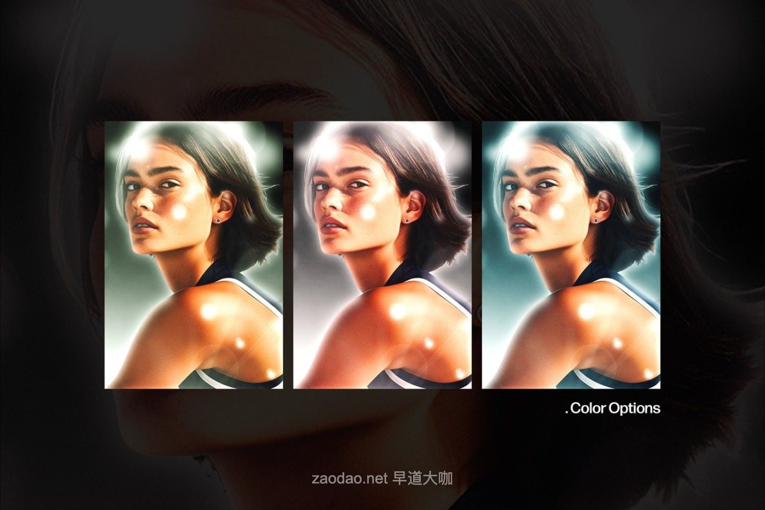 人像镜头光斑光晕图片后期修图效果ps特效滤镜样机 Light Flare Photo Effect插图1 人像镜头光斑光晕图片后期修图效果ps特效滤镜样机 Light Flare Photo Effect插图1