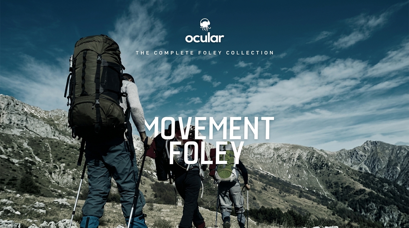 运动装备登山服装摩擦军事装备家具运动电影广告音效素材包 Ocular Sounds – Movement-Foley插图 运动装备登山服装摩擦军事装备家具运动电影广告音效素材包 Ocular Sounds – Movement-Foley插图
