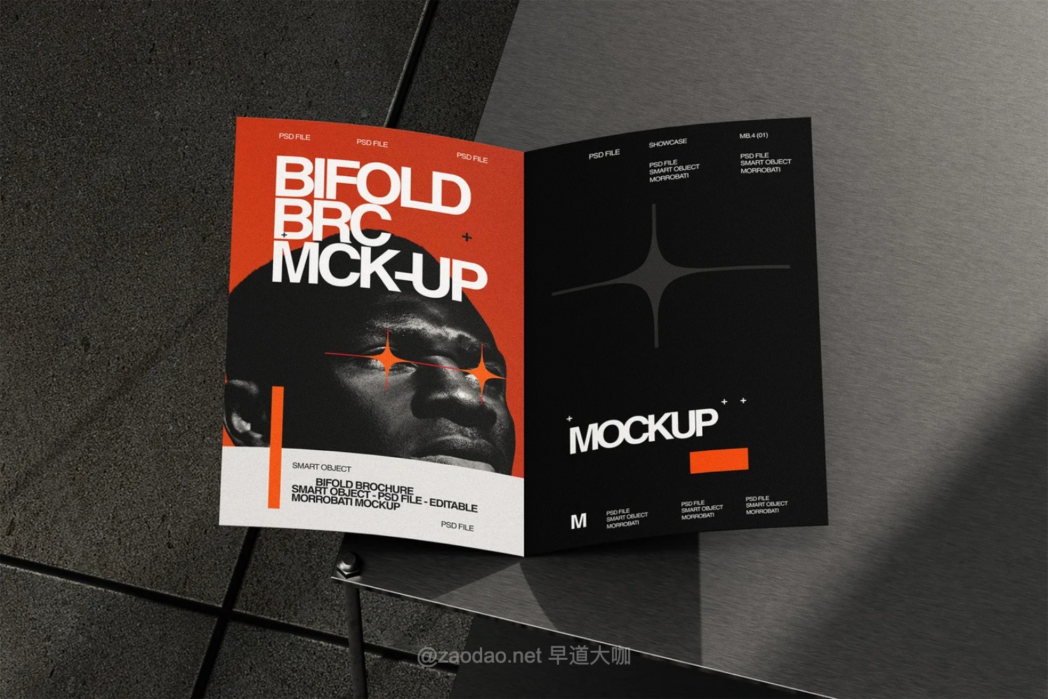 6款工业风小册子画册折页设计展示效果图psd样机模板素材 Bifold Brochure Mockup插图1 6款工业风小册子画册折页设计展示效果图psd样机模板素材 Bifold Brochure Mockup插图1