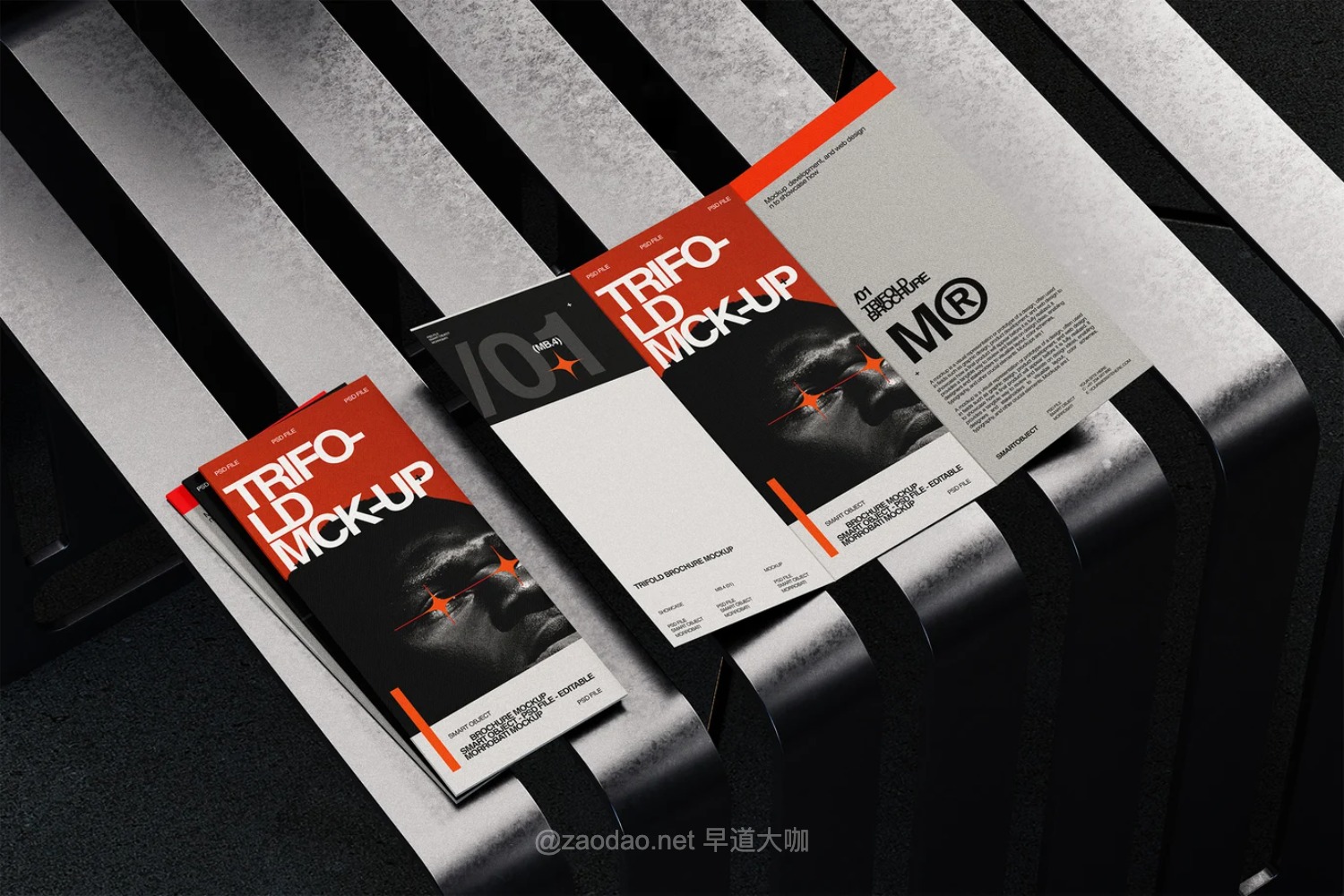 6款工业风小册子画册折页设计展示效果图psd样机模板素材 Bifold Brochure Mockup插图5 6款工业风小册子画册折页设计展示效果图psd样机模板素材 Bifold Brochure Mockup插图5