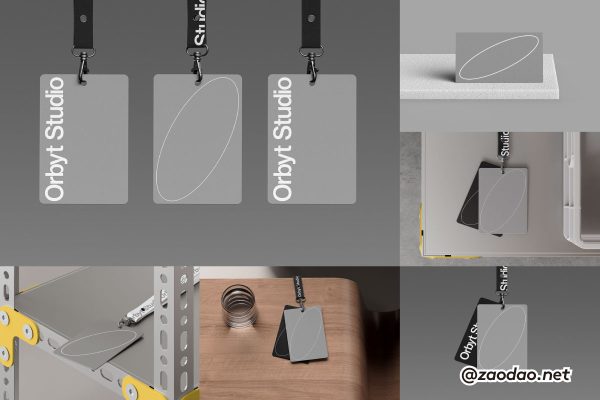 6款灰色Id卡门禁卡工作证采访证名片设计展示效果图psd样机 Orbyt Studio – ID Card Mockup Collection特色图 6款灰色Id卡门禁卡工作证采访证名片设计展示效果图psd样机 Orbyt Studio – ID Card Mockup Collection