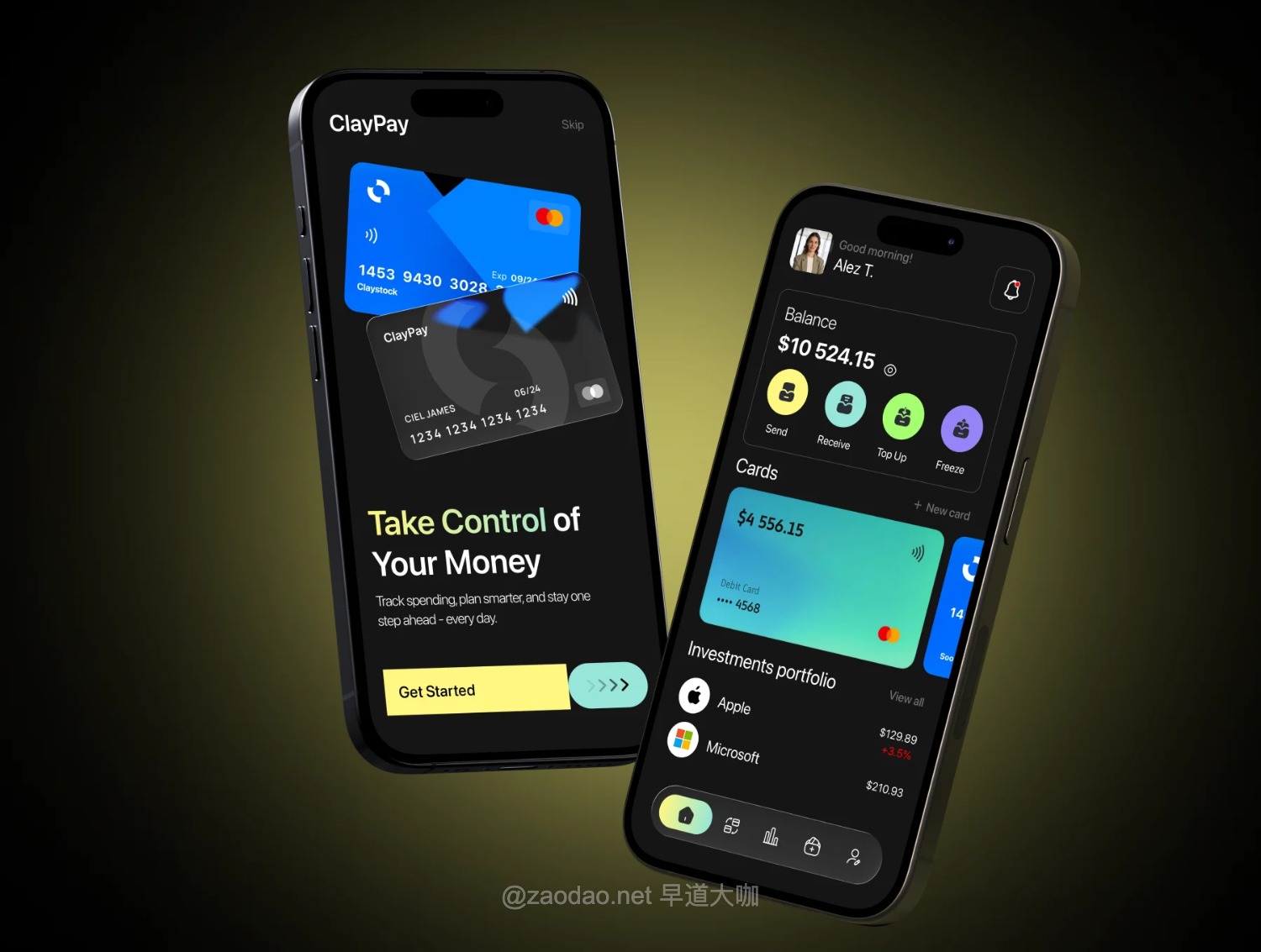 50+屏暗色数字银行财务管理理财app应用ui界面设计figma模板套件 Fintech Banking App UI Kit插图4 50+屏暗色数字银行财务管理理财app应用ui界面设计figma模板套件 Fintech Banking App UI Kit插图4
