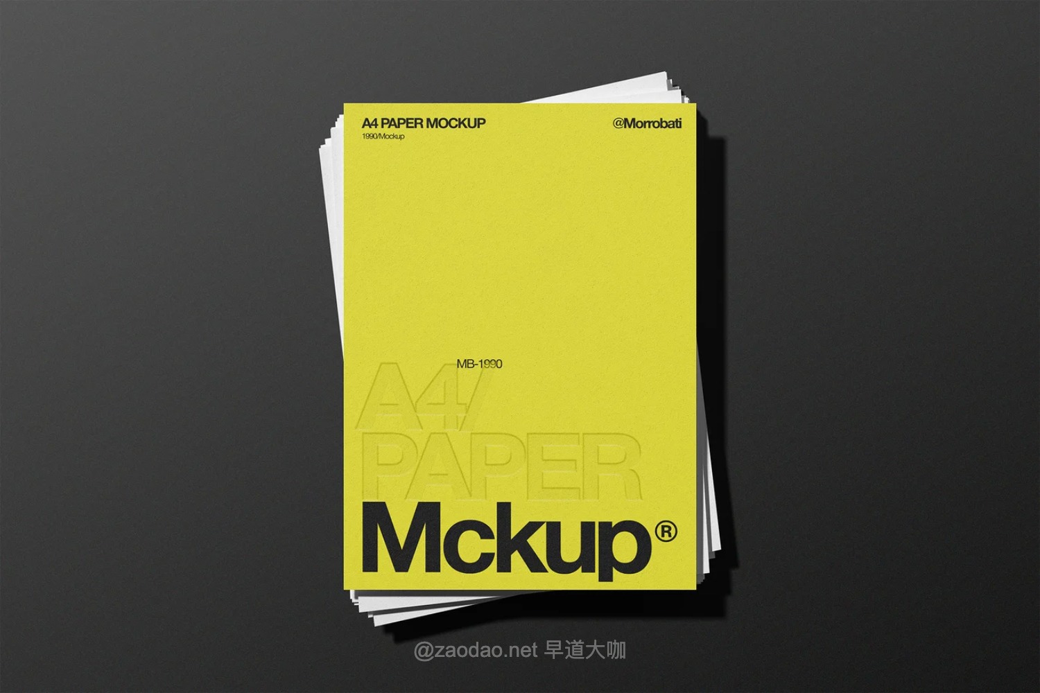 4款时尚A4海报传单单页信纸设计展示效果图psd样机模板 A4 Paper Mockup插图4 4款时尚A4海报传单单页信纸设计展示效果图psd样机模板 A4 Paper Mockup插图4