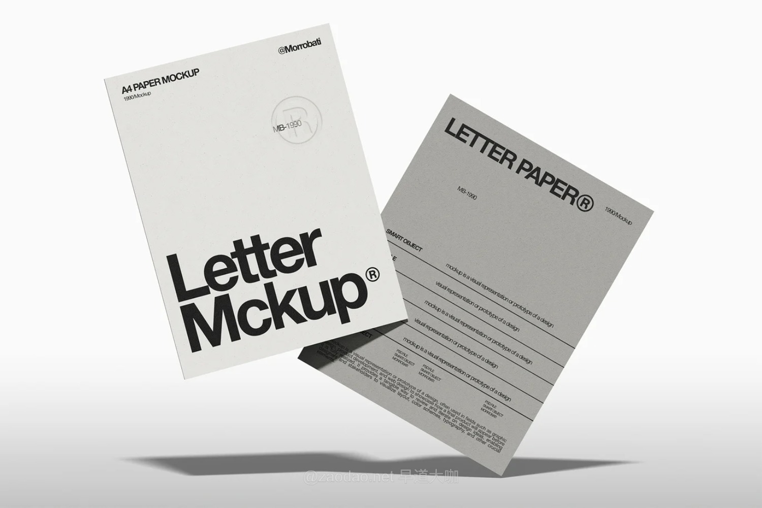 4款A4信纸海报宣传单页设计展示效果图psd样机mockup模板素材 Letter Paper Mockup插图3 4款A4信纸海报宣传单页设计展示效果图psd样机mockup模板素材 Letter Paper Mockup插图3