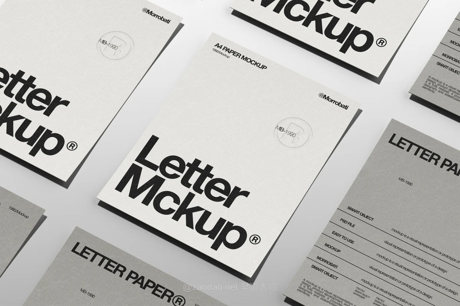 4款A4信纸海报宣传单页设计展示效果图psd样机mockup模板素材 Letter Paper Mockup插图2 4款A4信纸海报宣传单页设计展示效果图psd样机mockup模板素材 Letter Paper Mockup插图2