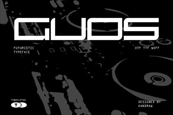 未来科幻几何状品牌海报徽标设计无衬线英文字体安装包 Guds – Futuristic Display Font特色图 未来科幻几何状品牌海报徽标设计无衬线英文字体安装包 Guds – Futuristic Display Font