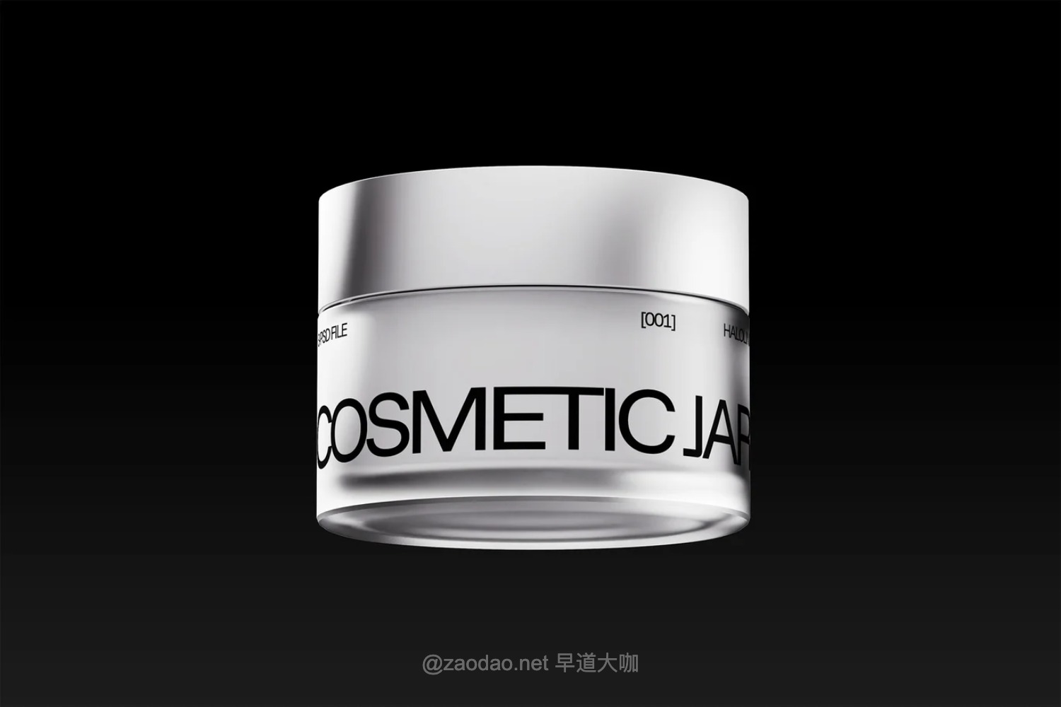 3款玻璃化妆品护肤品面霜包装罐设计ps展示效果图样机模板 Glass Cosmetic Cream Jar Mockup 001插图2 3款玻璃化妆品护肤品面霜包装罐设计ps展示效果图样机模板 Glass Cosmetic Cream Jar Mockup 001插图2