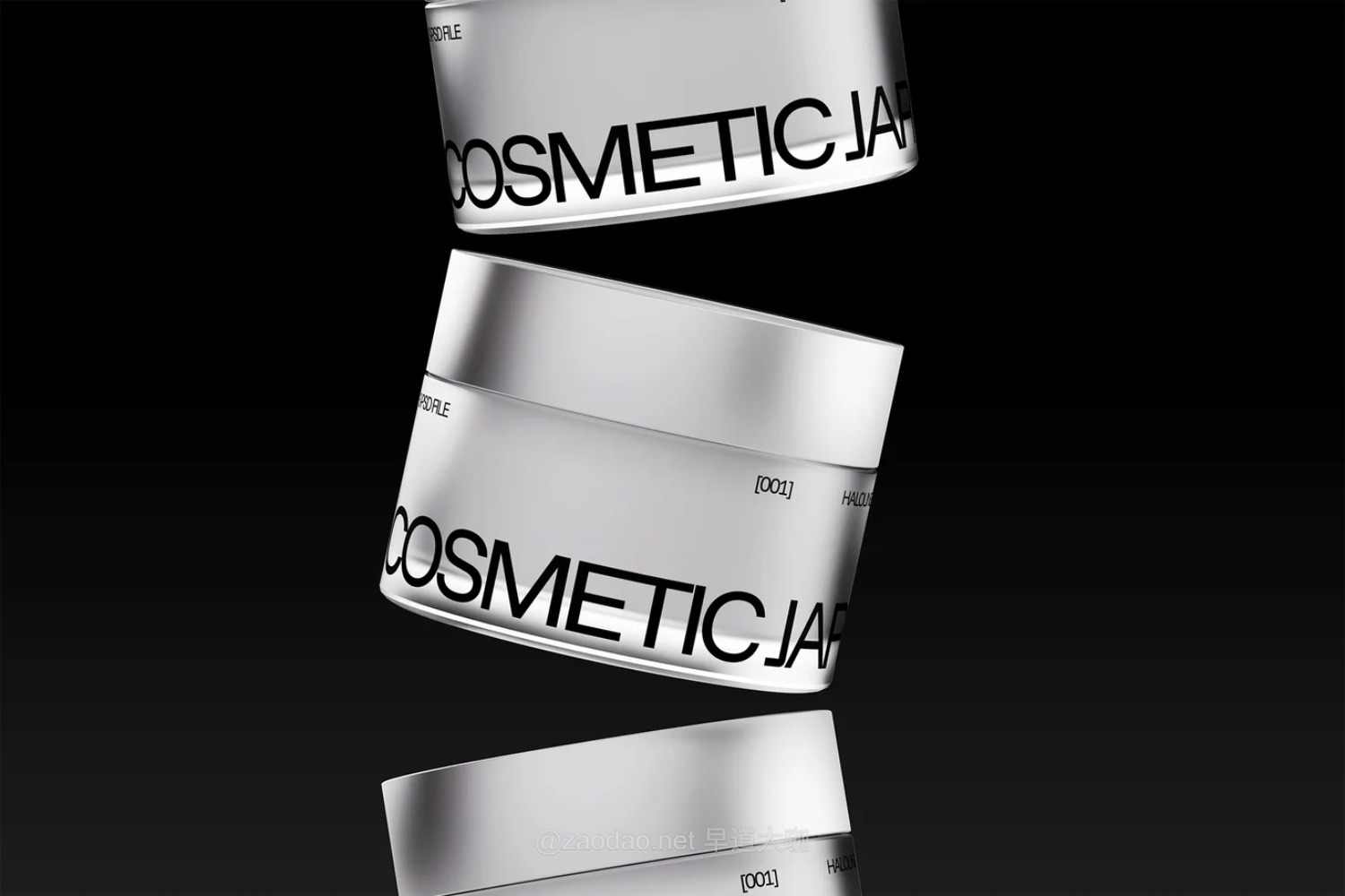 3款玻璃化妆品护肤品面霜包装罐设计ps展示效果图样机模板 Glass Cosmetic Cream Jar Mockup 001插图3 3款玻璃化妆品护肤品面霜包装罐设计ps展示效果图样机模板 Glass Cosmetic Cream Jar Mockup 001插图3