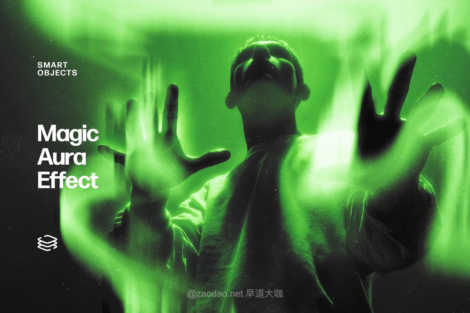 潮流迷幻魔法失真动感模糊颗粒感梦幻效果照片修图ps特效滤镜样机 Magic Aura Effect特色图 潮流迷幻魔法失真动感模糊颗粒感梦幻效果照片修图ps特效滤镜样机 Magic Aura Effect