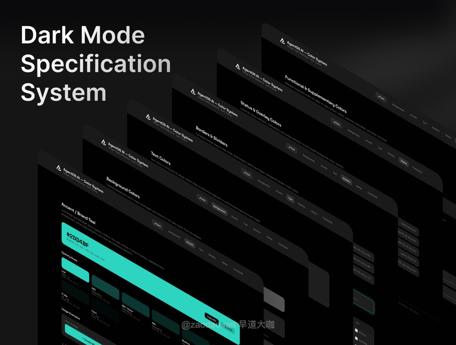 40页暗黑AI人工智能体SaaS服务平台仪表盘UI界面设计Figma模板 AgentOS – AI Agent Orchestration Dashboard插图1 40页暗黑AI人工智能体SaaS服务平台仪表盘UI界面设计Figma模板 AgentOS – AI Agent Orchestration Dashboard插图1