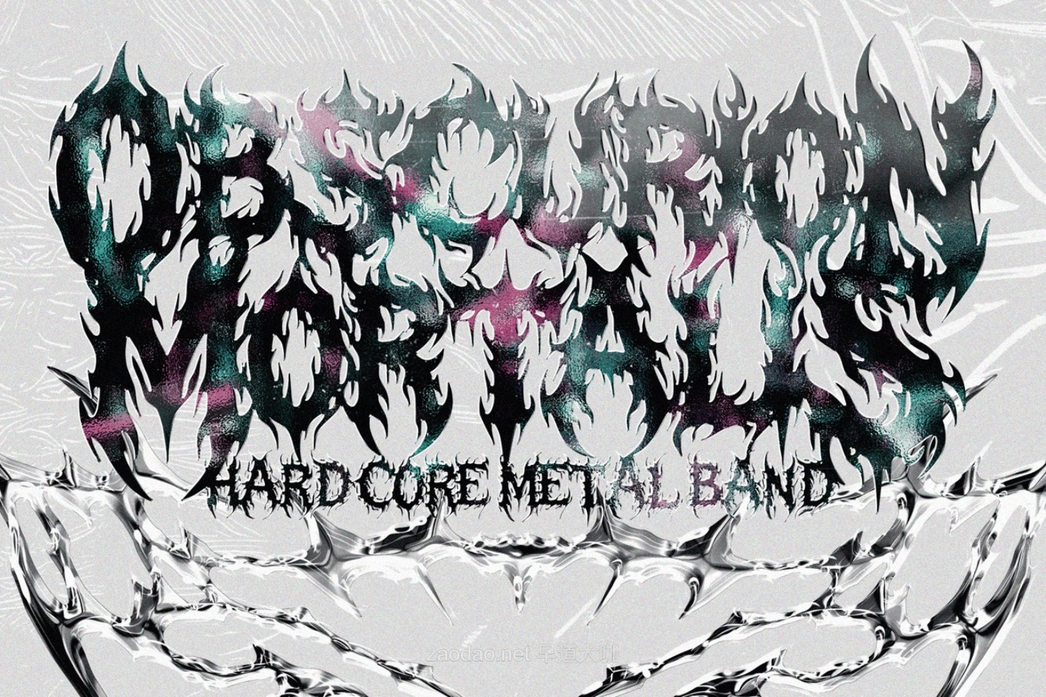 现代重金属地狱美学音乐品牌海报标志设计装饰英文字体安装包 Black Metal Font — Aegon Shadow插图1 现代重金属地狱美学音乐品牌海报标志设计装饰英文字体安装包 Black Metal Font — Aegon Shadow插图1