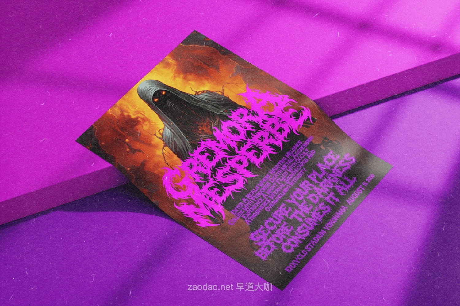 现代重金属地狱美学音乐品牌海报标志设计装饰英文字体安装包 Black Metal Font — Aegon Shadow插图7 现代重金属地狱美学音乐品牌海报标志设计装饰英文字体安装包 Black Metal Font — Aegon Shadow插图7