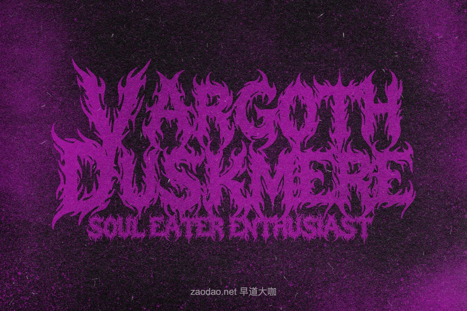 现代重金属地狱美学音乐品牌海报标志设计装饰英文字体安装包 Black Metal Font — Aegon Shadow插图8 现代重金属地狱美学音乐品牌海报标志设计装饰英文字体安装包 Black Metal Font — Aegon Shadow插图8