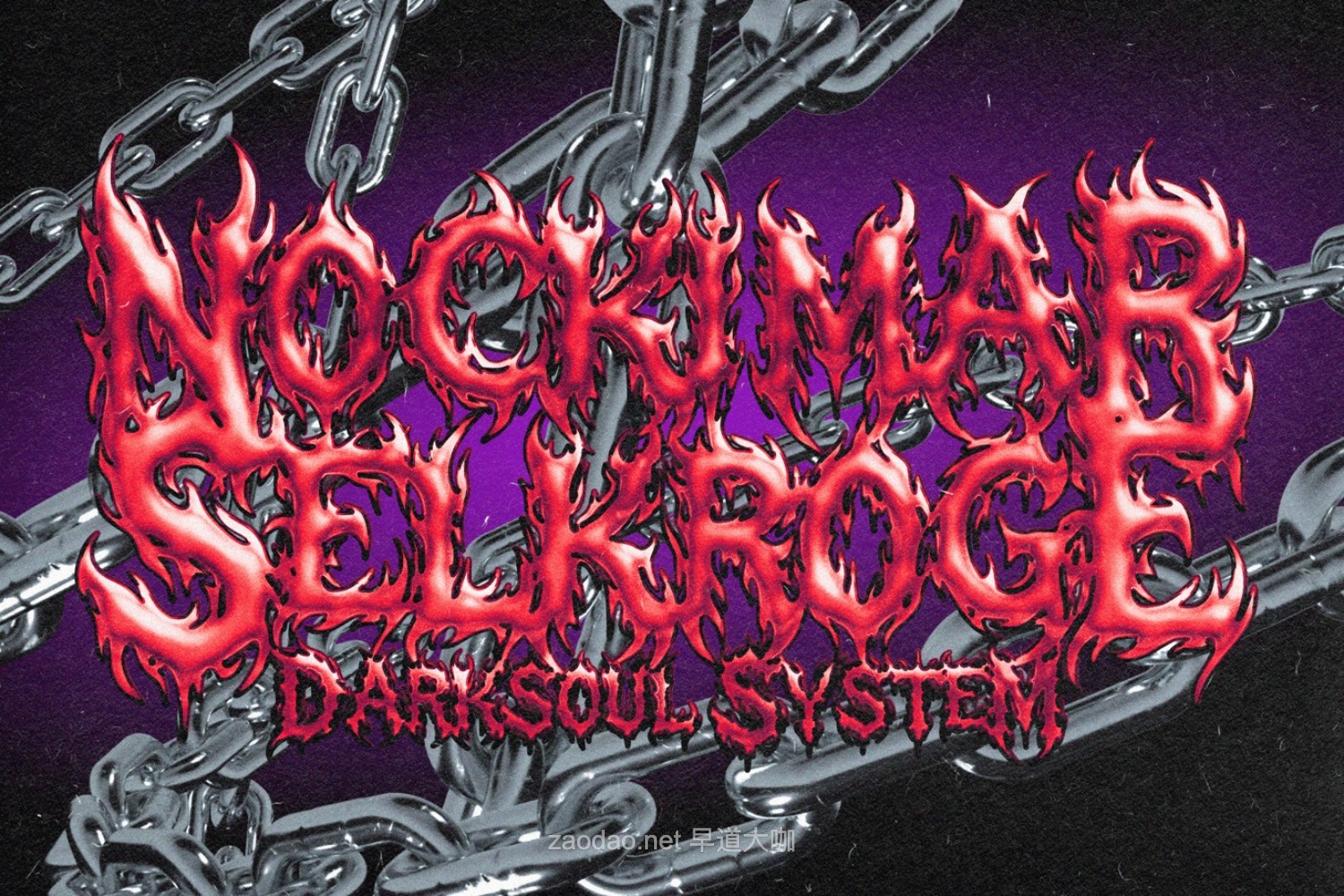 现代重金属地狱美学音乐品牌海报标志设计装饰英文字体安装包 Black Metal Font — Aegon Shadow插图12 现代重金属地狱美学音乐品牌海报标志设计装饰英文字体安装包 Black Metal Font — Aegon Shadow插图12