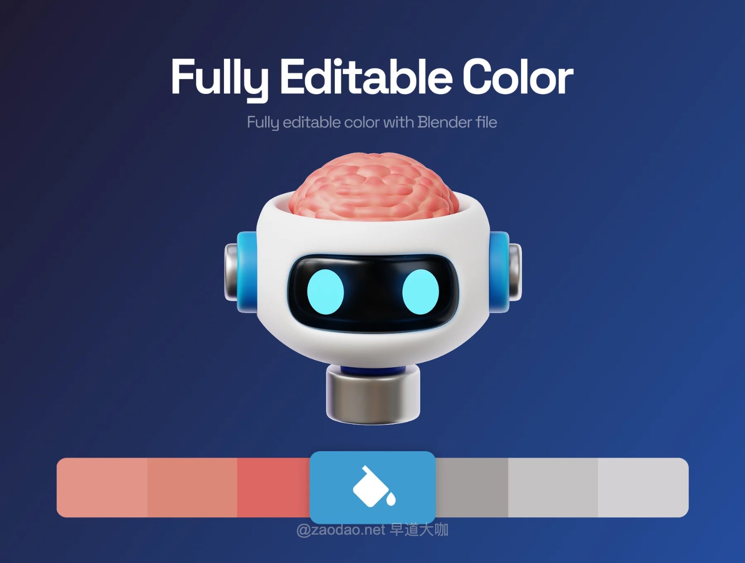 15款AI人工智能GPU芯片3D立体图标Icons设计Png/Blender格式素材 Artifical Intelligence 3D Icon插图1 15款AI人工智能GPU芯片3D立体图标Icons设计Png/Blender格式素材 Artifical Intelligence 3D Icon插图1