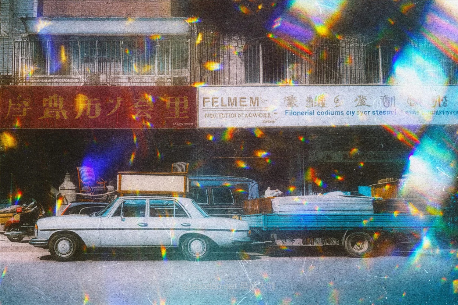 梦幻风格化电影颗粒感模糊漏光照片效果ps特效滤镜插件样机 Light Leak Glow Photo Effect插图2 梦幻风格化电影颗粒感模糊漏光照片效果ps特效滤镜插件样机 Light Leak Glow Photo Effect插图2