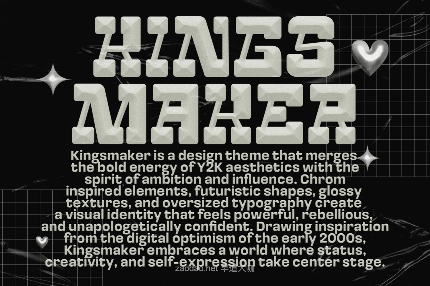 时尚复古俏皮Y2K品牌海报包装设计装饰英文字体安装包 Retro Y2K Font – Monsti插图6 时尚复古俏皮Y2K品牌海报包装设计装饰英文字体安装包 Retro Y2K Font – Monsti插图6