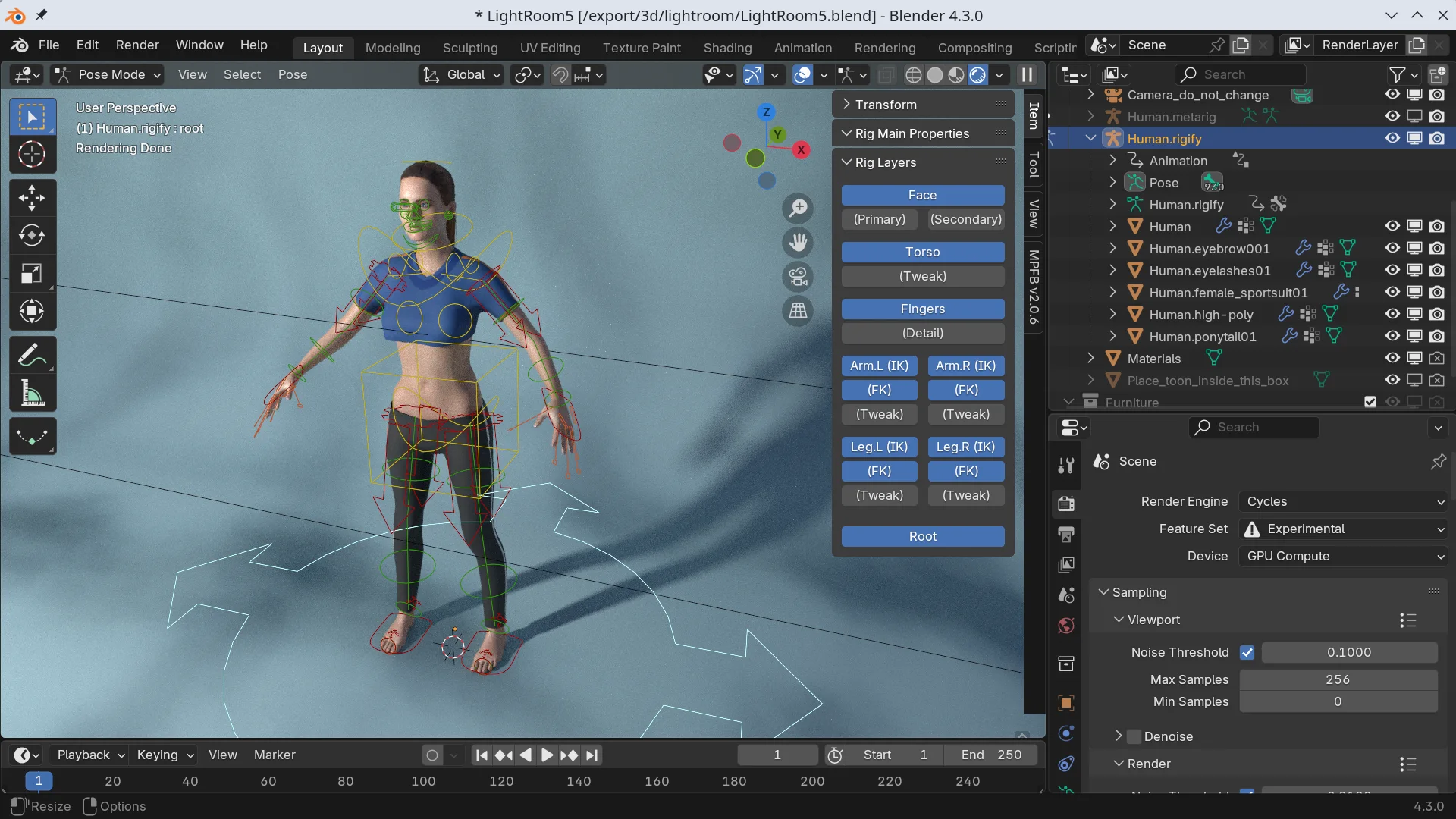 Blender开源人物角色一键生成插件 MPFB Character Editor Extended v2.0.17 for Blender插图3 Blender开源人物角色一键生成插件 MPFB Character Editor Extended v2.0.17 for Blender插图3