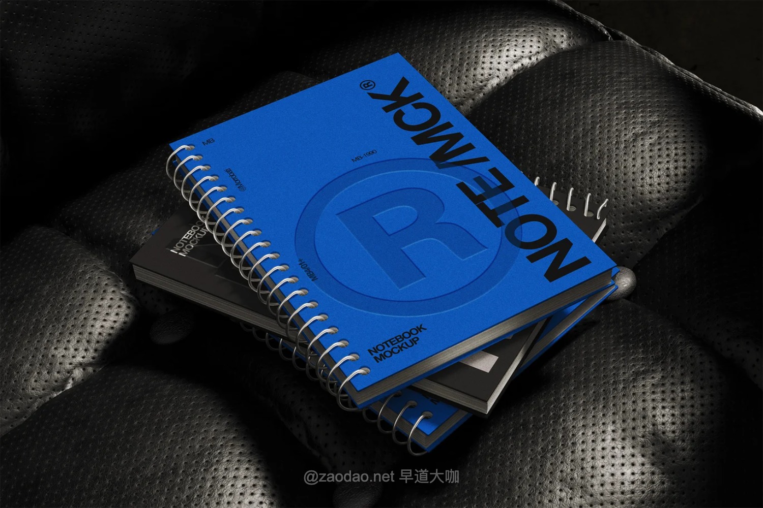 6款高级质感螺旋办公硬皮笔记本记事本设计ps贴图样机模板 Ring Notebook Mockup插图2 6款高级质感螺旋办公硬皮笔记本记事本设计ps贴图样机模板 Ring Notebook Mockup插图2
