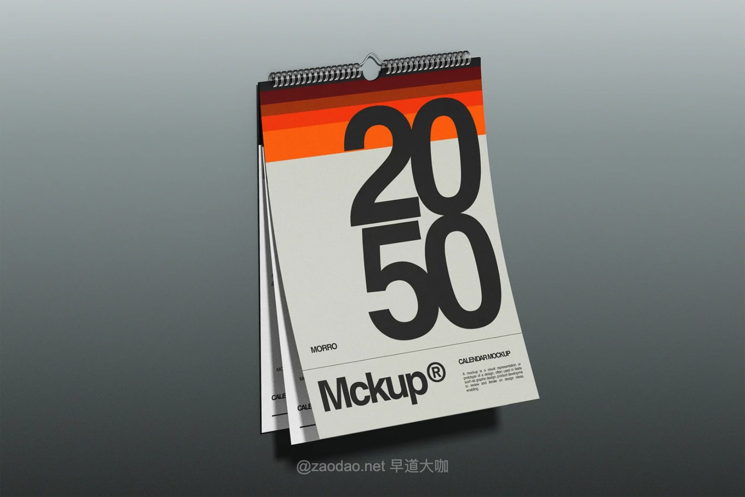 4款日历挂历年历日程表设计ps展示效果图样机mockup模板 Portrait Wall Calendar Mockup插图2 4款日历挂历年历日程表设计ps展示效果图样机mockup模板 Portrait Wall Calendar Mockup插图2