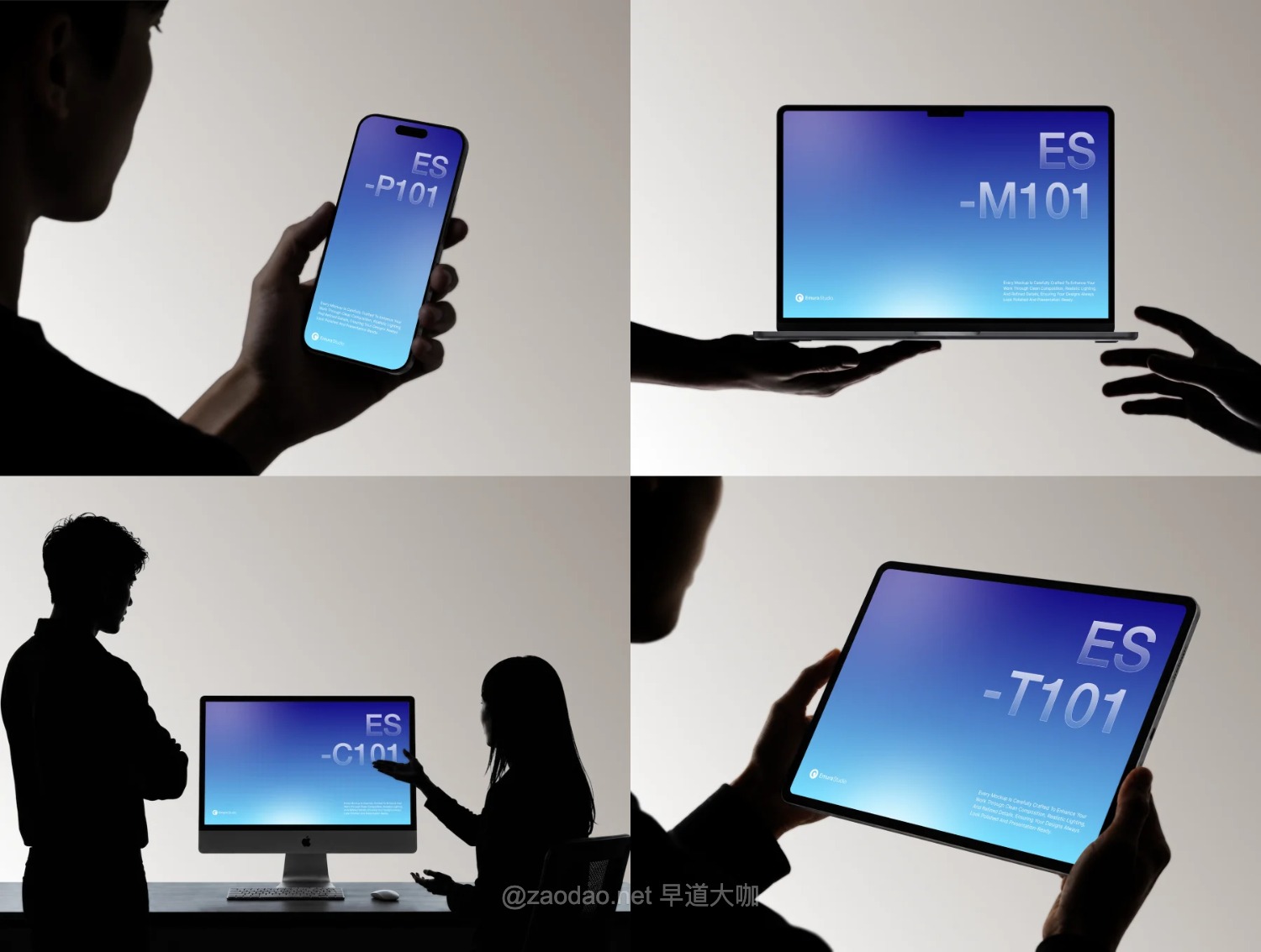 9款UI作品集设计苹果iPhone手机iPad平板Macbook笔记本电脑PS贴图样机 Apple Device Mockup Kit插图3 9款UI作品集设计苹果iPhone手机iPad平板Macbook笔记本电脑PS贴图样机 Apple Device Mockup Kit插图3