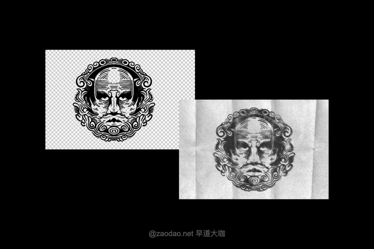 复古做旧噪点颗粒感水墨褪色效果图像修图ps特效滤镜样机 Ink Print Text Effect插图1 复古做旧噪点颗粒感水墨褪色效果图像修图ps特效滤镜样机 Ink Print Text Effect插图1