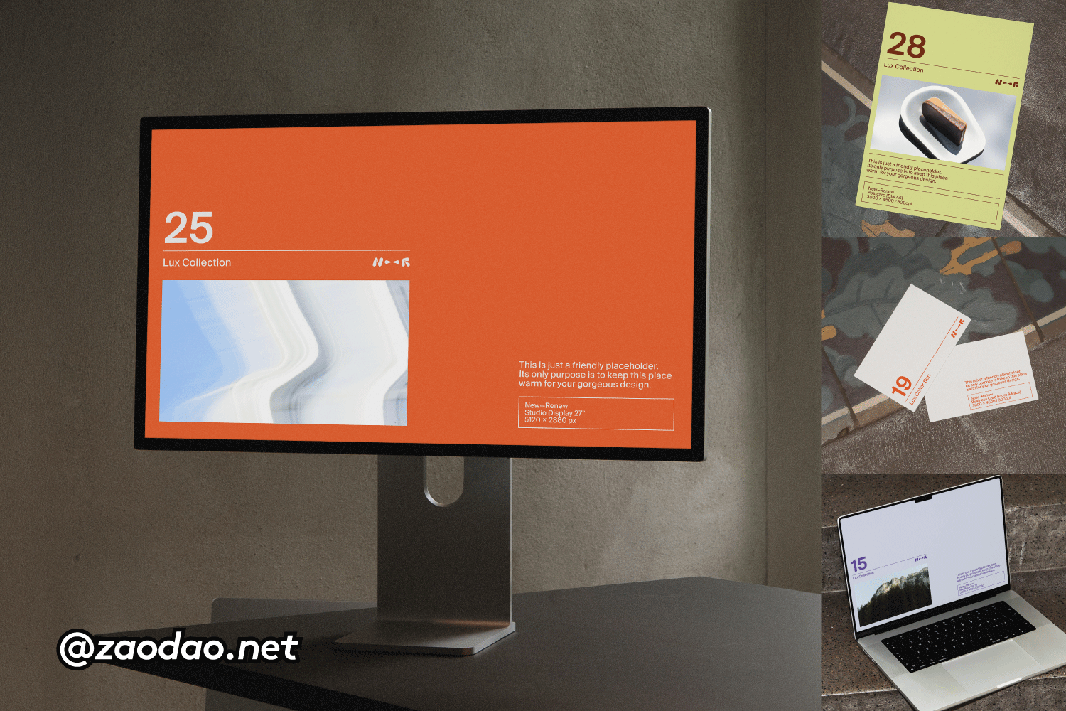 8款风华颗粒感粗糙海报名片MacBook电脑Studio Display显示器贴图psd样机 Rough Vintage Mockup Bundle特色图 8款风华颗粒感粗糙海报名片MacBook电脑Studio Display显示器贴图psd样机 Rough Vintage Mockup Bundle