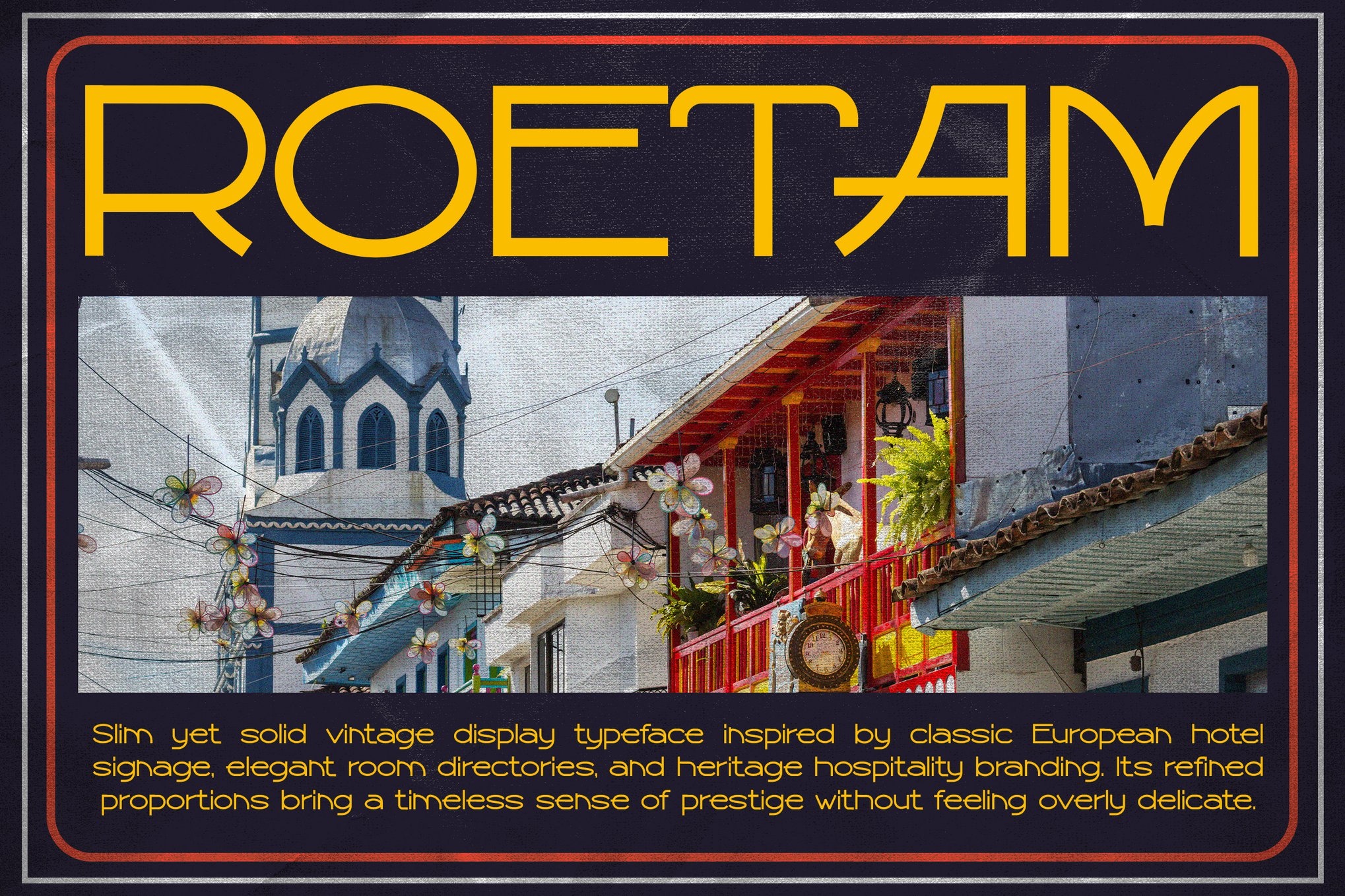时尚复古品牌杂志海报包装设计无衬线英文字体安装包 Roetam – Art Deco Display Font特色图 时尚复古品牌杂志海报包装设计无衬线英文字体安装包 Roetam – Art Deco Display Font