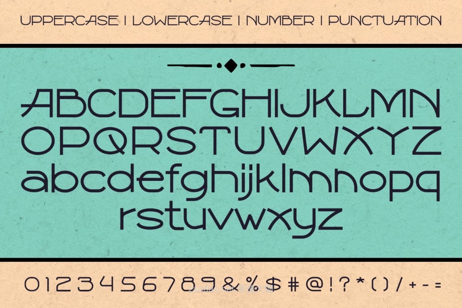 时尚复古品牌杂志海报包装设计无衬线英文字体安装包 Roetam – Art Deco Display Font插图1 时尚复古品牌杂志海报包装设计无衬线英文字体安装包 Roetam – Art Deco Display Font插图1