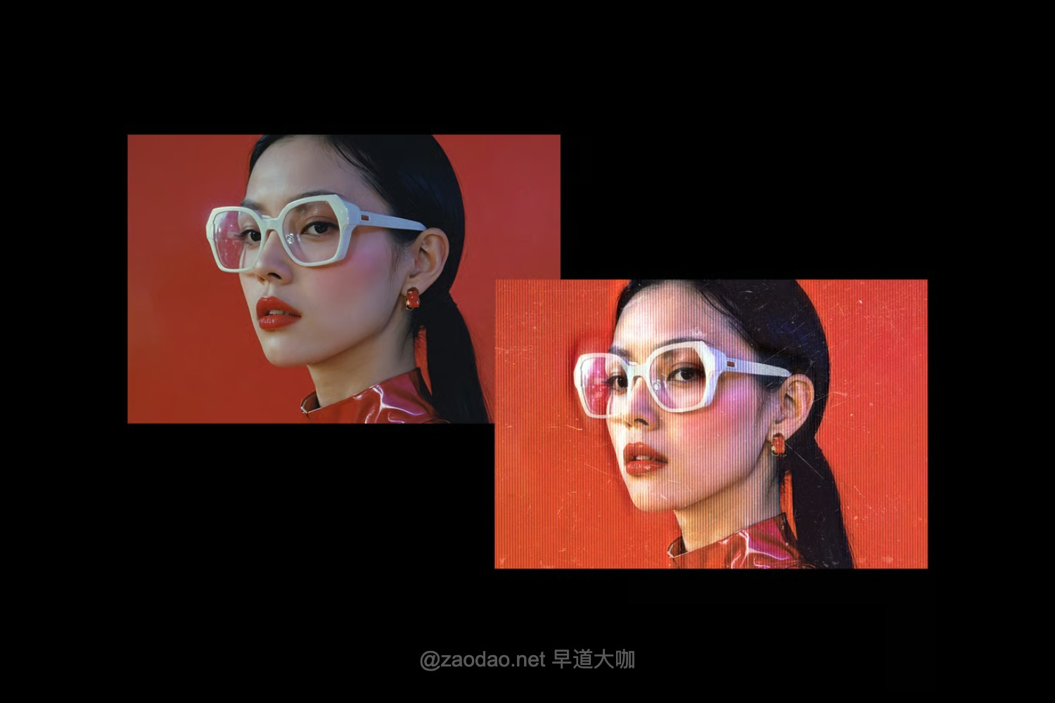 做旧故障条纹划痕模糊照片人像修图ps特效滤镜插件样机素材 Glitch Monitor Photo Effect插图3 做旧故障条纹划痕模糊照片人像修图ps特效滤镜插件样机素材 Glitch Monitor Photo Effect插图3