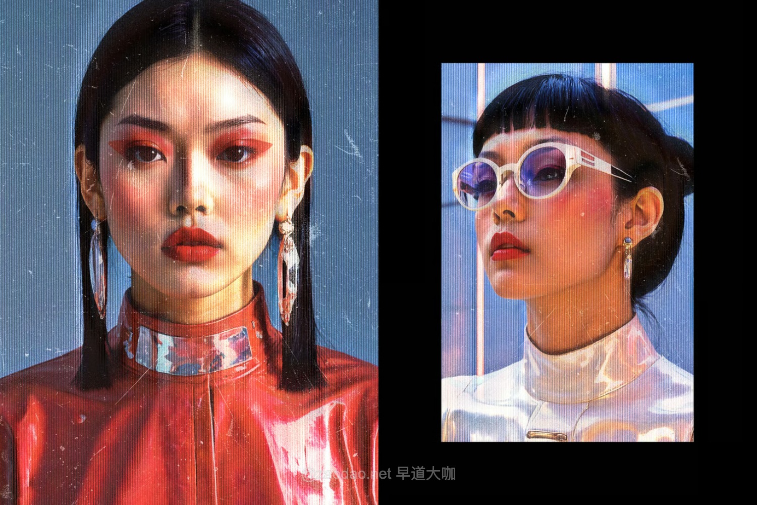 做旧故障条纹划痕模糊照片人像修图ps特效滤镜插件样机素材 Glitch Monitor Photo Effect插图6 做旧故障条纹划痕模糊照片人像修图ps特效滤镜插件样机素材 Glitch Monitor Photo Effect插图6