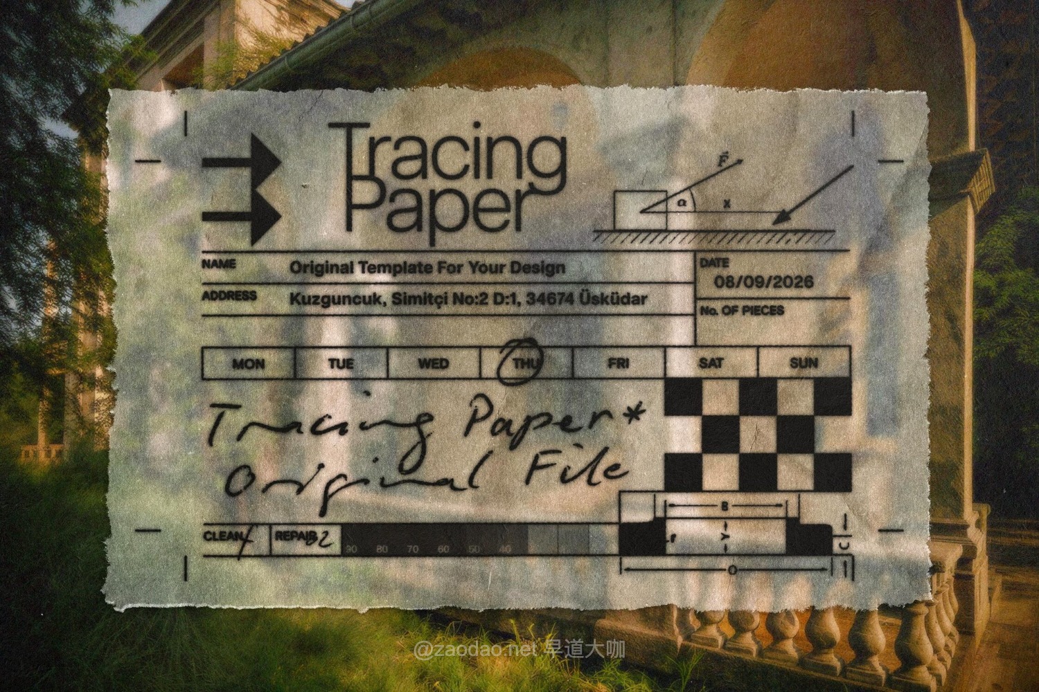 做旧半透明颗粒感印刷复印效果文本logo设计ps特效滤镜样机 Tracing Paper Photo Effect特色图 做旧半透明颗粒感印刷复印效果文本logo设计ps特效滤镜样机 Tracing Paper Photo Effect