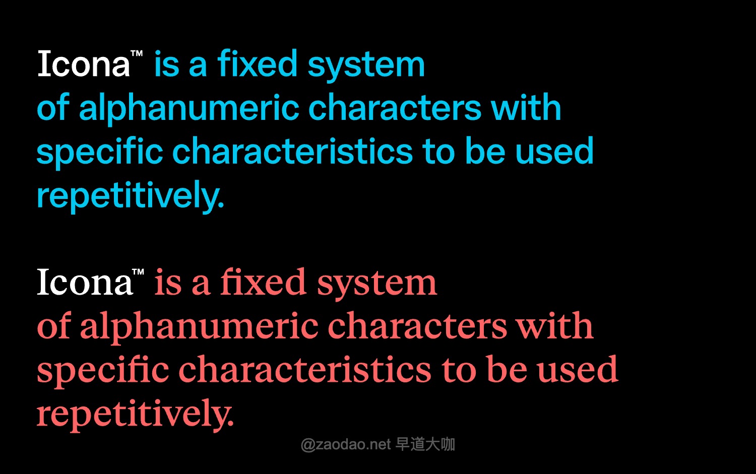 28款字重杂志海报视觉包装品牌logo设计英文字体安装包素材 Icona Collection Sans & Serif – 28 Styles插图9 28款字重杂志海报视觉包装品牌logo设计英文字体安装包素材 Icona Collection Sans & Serif – 28 Styles插图9